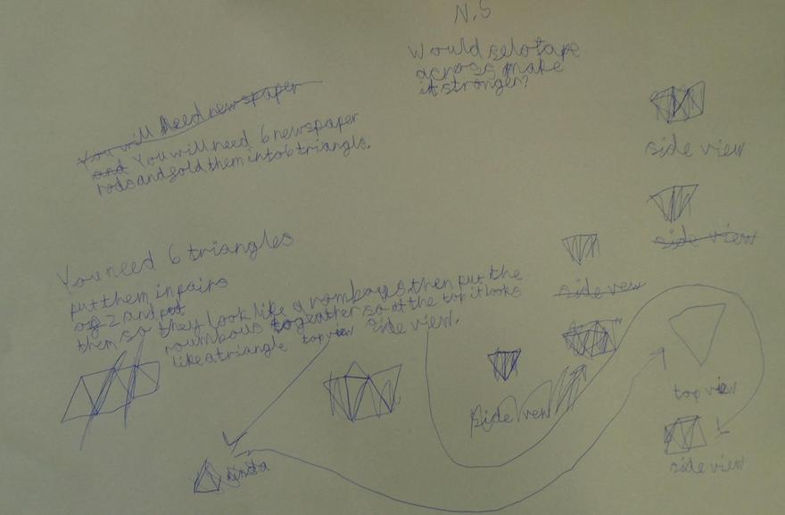 Key stage 2 structure design